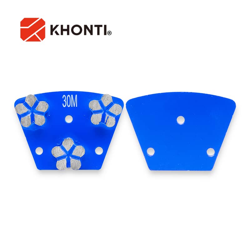 Trapezoid 3 Flower Segment Diamond Floor Grinding Discs